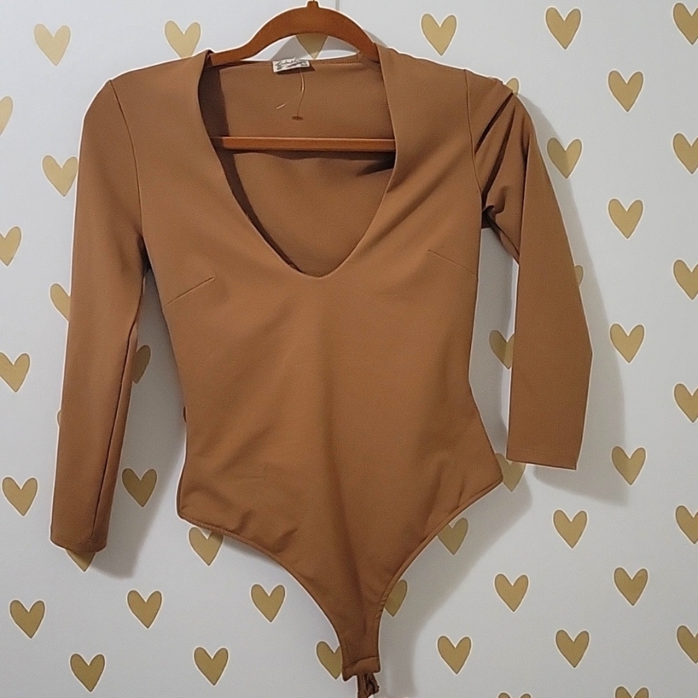 NWOT FP Intimately Long Sleeve bodysuit